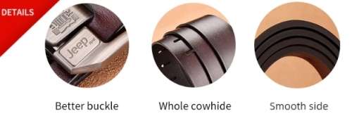 *Men * Designer * Buckle Brown or Black Leather Waist Belt-HIGH FASHION HOT!